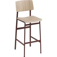 Muuto Loft Barhocker, 75 cm, eiche natur / deep