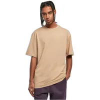 URBAN CLASSICS Tall Tee, Oversized T-Shirt für Männer, Baumwolle, gerippter Rundhals, unionbeige, S