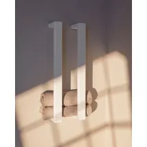 metallbude Handtuchhalter 2er-Set Nila Stahl Weiß