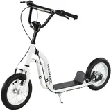 Homcom weiß Metall, 58x95x120 cm, Outdoor Spielzeug, Kinderfahrzeuge