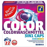 Gut&Günstig Colorwaschmittel Pods Caps 22 WL