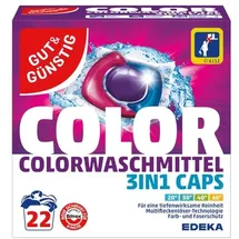 Gut&Günstig Colorwaschmittel Pods Caps 22 WL