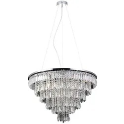 Azzardo AZ2926 Deckenleuchte Kalabria 12x40W XL | G9 | IP20 - transparentglas