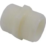 KLASEBO® Schlauchverbinder Kunststoff Doppelnippel 1 1/2"