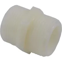 KLASEBO® Schlauchverbinder Kunststoff Doppelnippel 1 1/2"