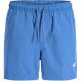 Jack & Jones PlusSize Badeshorts JPSTMAUI TROPIC SOLID SWIM SHORTS PLS Blau 44