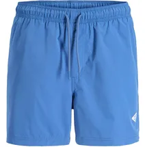 Jack & Jones PlusSize Badeshorts JPSTMAUI TROPIC SOLID SWIM SHORTS PLS Blau 44