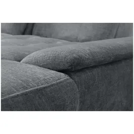 robin inspire Robin Ecksofa Mit Schlaffunktion 2 Bettkasten U Form Sofa Eckcouch Schlafcouch Freistehend Verstellbare Sitztiefe Rückenhöhe Neo 343 x 21... - Grau