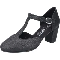 Rieker Damen Halbschuhe 41087-00 schwarz Gr. 40