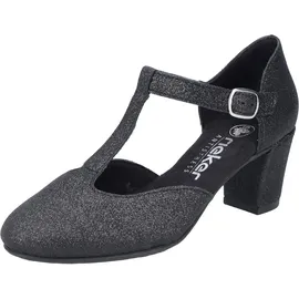 Rieker Damen Halbschuhe 41087-00 schwarz Gr. 40