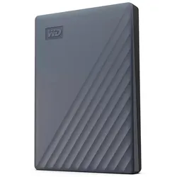 WD My Passport Mobiler Festplattenspeicher mit USB-CTM - 5 TB Silikon Grau