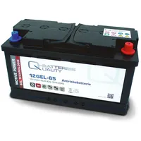 Q-Batteries 12GEL-65 Antriebsbatterie 12V 65Ah (5h), 73Ah (20h) wartungsfreier Gel-Akku VRLA