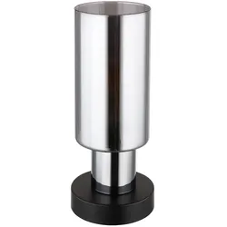 Tischleuchte Beistelllampe Nachttischlampe Schreibtischlampe Glas Rauchfarbe