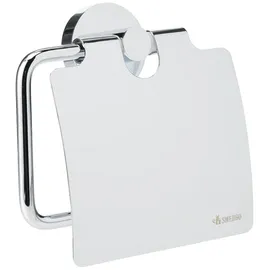 Smedbo Home Toilettenpapierhalter mit Deckel, Silber