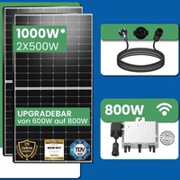 1000W Balkonkraftwerk 800W Photovoltaik Solaranlage mit Deye 800W Wifi Smart Min