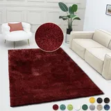 Bruno Banani Teppich BRUNO BANANI "Dana Teppich, besonders weich und kuschelig, Kundenliebling" Gr. 8, rot, B:300cm H:30mm L:400cm, Kunstfaser, Teppiche, Teppich, uni, Mikrofaser Teppiche, Wohnzimmer, Schlafzimmer, Esszimmer