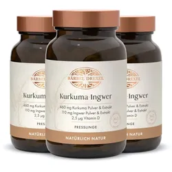 Kurkuma-Ingwer Presslinge