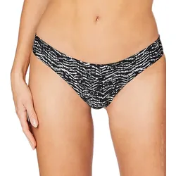 O`NEILL Maoi Mix Damen Bikini-Hose Bikini-Panty im Allover-Print Bademode 0A8524 9960 Schwarz/Weiß - 34