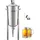 Vevor konischer Gärbehälter Edelstahl 30 L Gärtank für Heimbrauen, Gärkessel mit konischem Boden & Verlängerungsbeinen & Deckel & Griff & Thermometer, Gärfass für Wein- und Biergärung