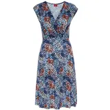 s.Oliver Jerseykleid Shirtkleid Blau/Mehrfarbig 46