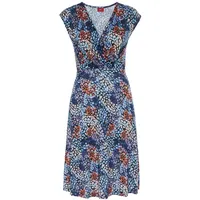s.Oliver Jerseykleid Shirtkleid Blau/Mehrfarbig 46