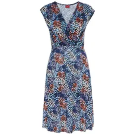 s.Oliver Jerseykleid Shirtkleid Blau/Mehrfarbig 46