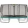 EXIT TOYS Allure Premium Trampolin 244 x 427 cm inkl. Sicherheitsnetz Grün