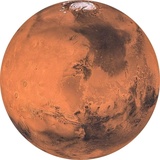 KOMAR Fototapete Mars 125 cm