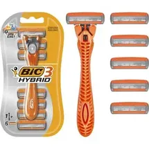 BIC 3 Hybrid-Rasierer + 6 Klingen