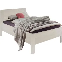 Holzbett WIEMANN "Bern, Bettgestell, Bettrahmen, für Schlafzimmer", beige (polarlärche, dekor, polarlärche, dekor, polarlärche, dekor), B:99cm H:88cm L:217cm, Betten, verschiedene Größen und Farben, in Komforthöhe
