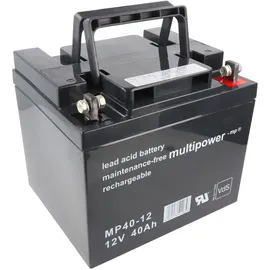 Multipower MP40-12 12V 40Ah Bleiakku AGM Blei Gel Akku