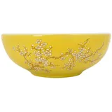 vidaXL Aufsatzwaschbecken Rund 41 x 14 cm