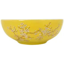 vidaXL Aufsatzwaschbecken Rund 41 x 14 cm