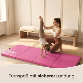Eyepower 180x60 Klappbare Gymnastikmatte - 5cm Dicke Turnmatte Kinder - Weichbodenmatte