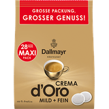 Dallmayr Crema d'Oro Kaffeepads Arabicabohnen mild 28 Pads