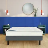 Deko-lattenrost Mit Feuerfester Behandlung 15 Flexible Latten Anthrazit 90 x 190 cm