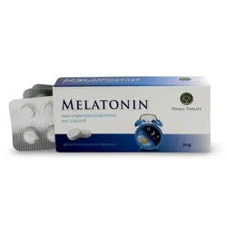 Herbal Therapy - Melatonin 3mg, Schlafmittel, Hochdosiert 30 St