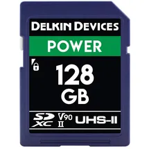 Delkin Devices Delkin POWER UHS-II (V90) SD Memory Card 128 GB