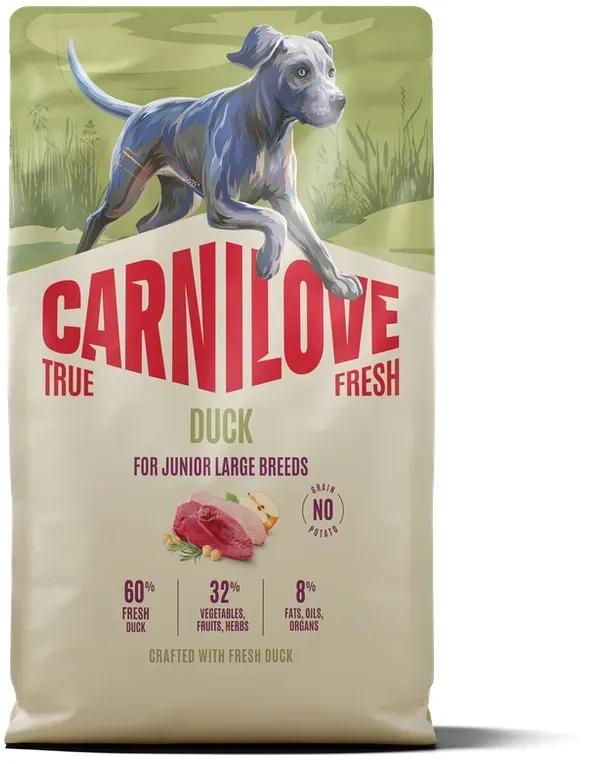 Carnilove True Fresh Dog Duck for Junior L 4kg