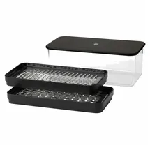 RIG-TIG Grate-It Käsereibe 4-tlg. Schwarz