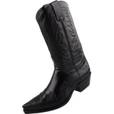 Sendra Boots 3241 Herren Cowboy-Stiefel Schwarz - Schwarz - 45