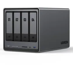 UGREEN DXP4800 32TB Seagate IronWolf NAS-Bundle NAS inkl. 4x 8TB Seagate IronWolf 3,5 Zoll SATA Festplatte