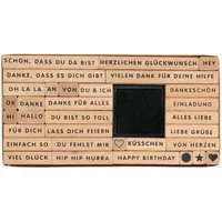 Rico Design Stempelset Text Deutsch 33 tlg.