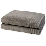 VOSSEN Vienna Style Supersoft Duschtuch 2 x 67 x 140 cm pepplestone