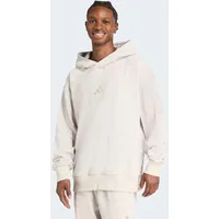 adidas Kapuzensweatshirt ADIDAS SPORTSWEAR "ALL SZN LUXE HOODIE", Herren, Gr. M, grau (wonder aluminium), Obermaterial: 100% Polyester, angesetztes Bündchen, Sweatshirts