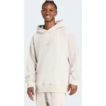 adidas Kapuzensweatshirt ADIDAS SPORTSWEAR "ALL SZN LUXE HOODIE", Herren, Gr. M, grau (wonder aluminium), Obermaterial: 100% Polyester, angesetztes Bündchen, Sweatshirts