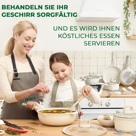 just perfecto household appliances Just Perfecto Topf-Set 15-tlg. Kochtopf + Pfanne