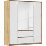 Rauch »Mainz mit Spiegel und Passepartout« optional mit Beleuchtung, Außentüren mit Push-to-Open Funktion