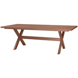 Gartenesstisch Delta aus Aluminium, Terra