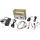 PremiumCord USB 2.0 + SATA Adapter mit Kabeln und Netzteil, Rote/grüne LED, Unterstützt USB 2.0 High Speed, SATA, SATA II, IDE, IDE 44-Pin, ku2ides